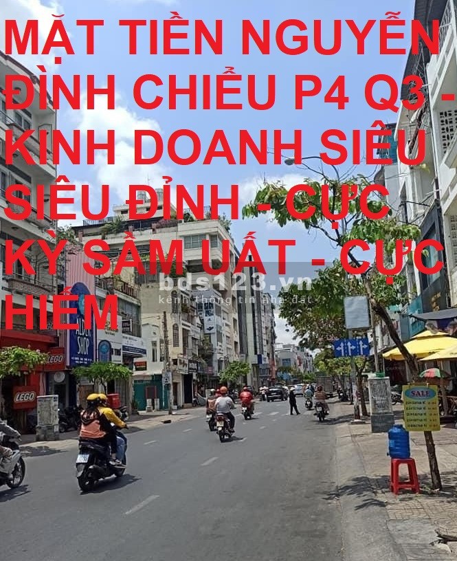 Bán nhà mặt tiền lô góc Nguyễn Đình Chiểu P4 Quận 3 dt 46m2 giá hạt dẻ 15.6 tỷ