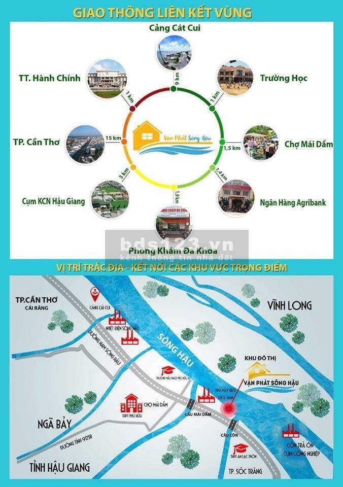 Vạn Phát Sông Hậu, Nơi đầu tư tuyệt vời, nơi an cư lý tưởng, pháp lí đủ sổ hồng trao tay