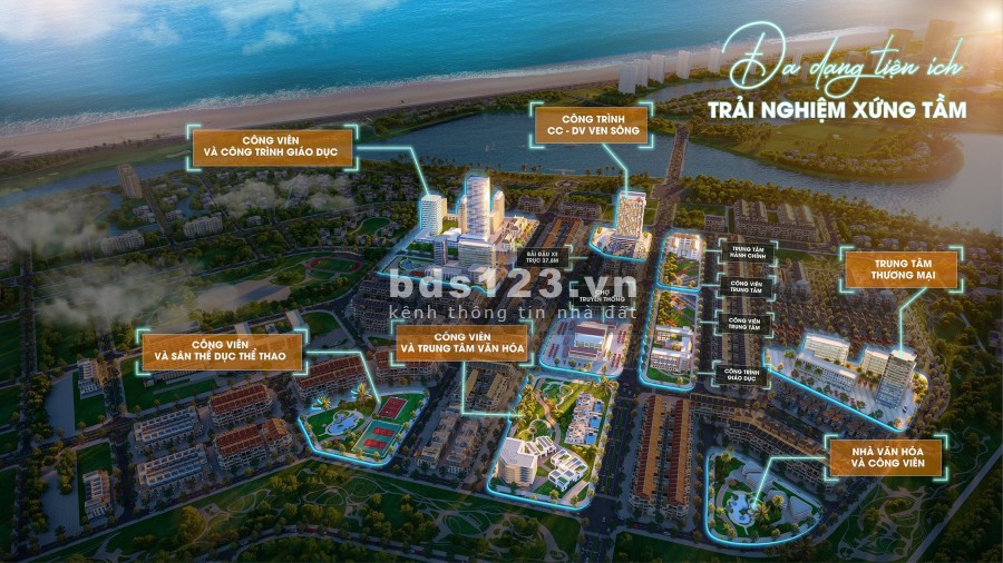 Bán đất nền đô thị ven sông phía Nam Đà Nẵng, đầu tư lợi nhuận 30%/năm, giá gốc từ CĐT
