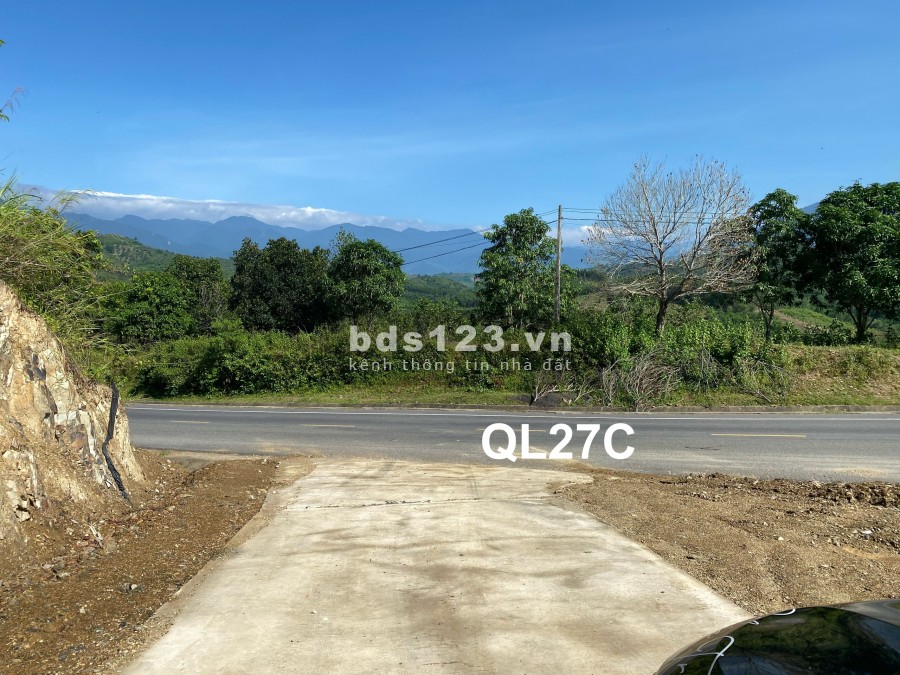 Bán đất ngang hơn 100m quy hoạch cây lâu năm gần QL27C thích hợp làm nhà vườn