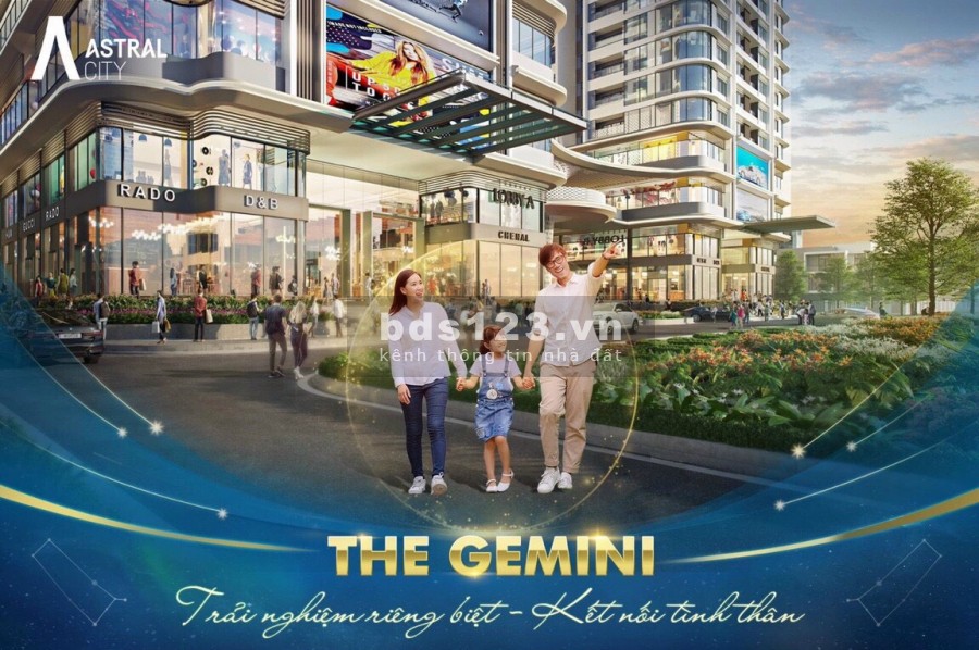 The Gemini - Block đắc giá nhất dự án Astral City, Thuận An, Booking ngay, giá bán 2.82 tỷ