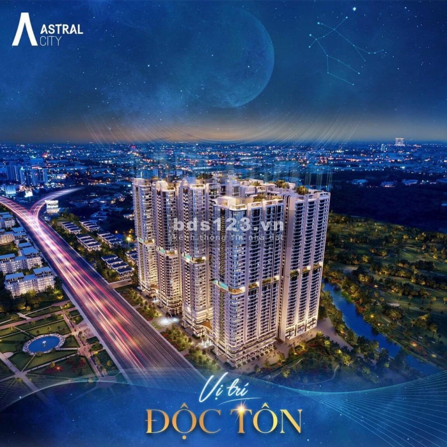 The Gemini - Block đắc giá nhất dự án Astral City, Thuận An, Booking ngay, giá bán 2.82 tỷ