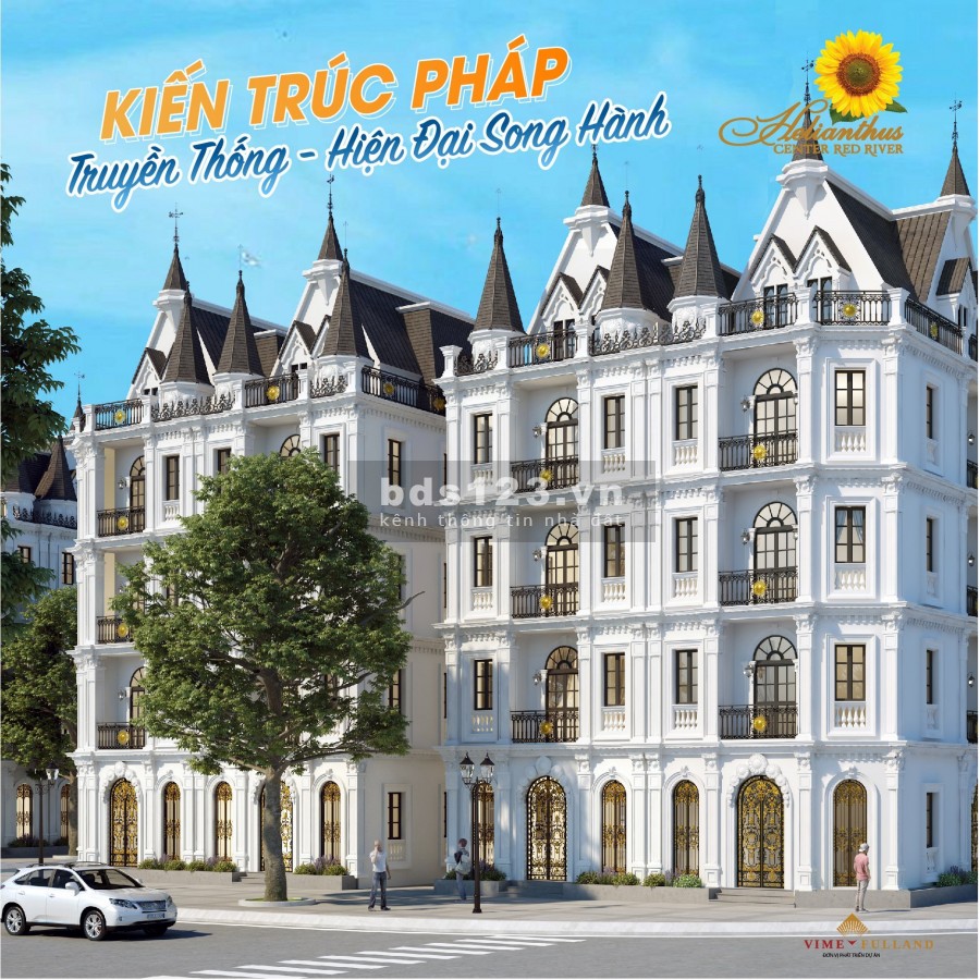 Ra mắt đô thị kiểu mẫu Helianthus Center Red River Đông Anh, giá bao tốt, bàn giao ngay
