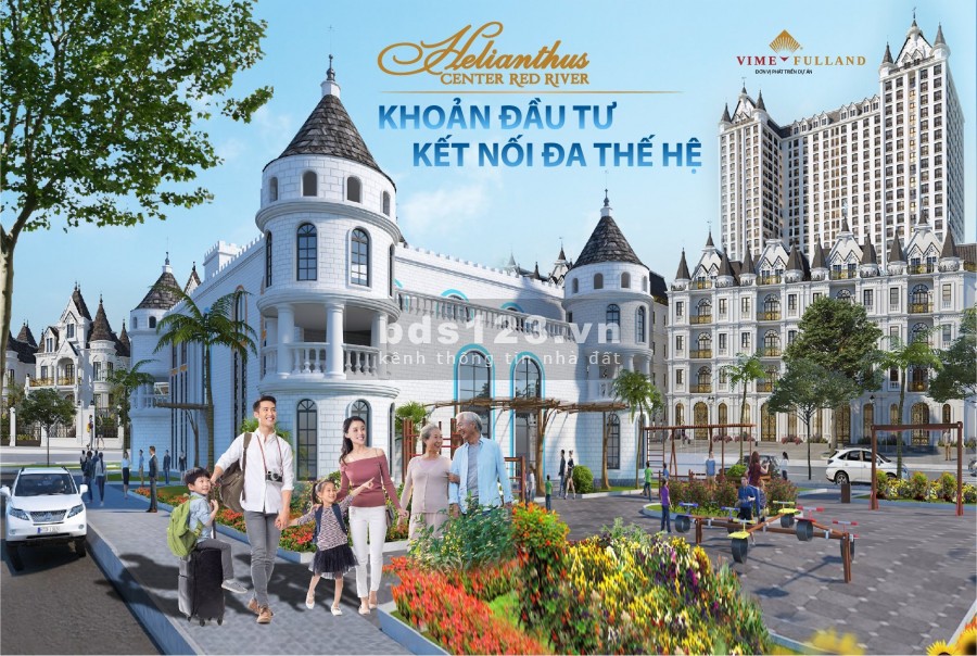 Ra mắt đô thị kiểu mẫu Helianthus Center Red River Đông Anh, giá bao tốt, bàn giao ngay