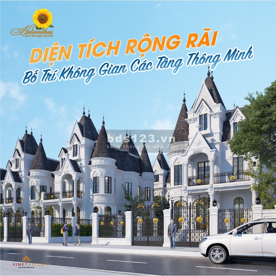 Ra mắt đô thị kiểu mẫu Helianthus Center Red River Đông Anh, giá bao tốt, bàn giao ngay