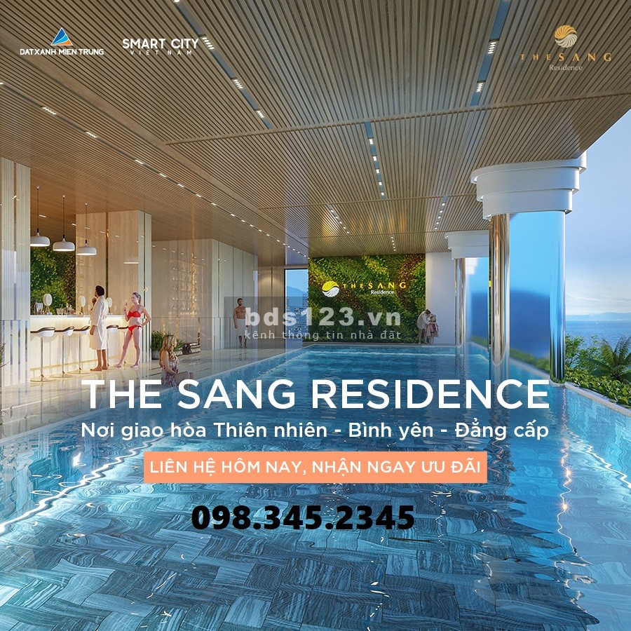 Căn hộ The Sang Residence đầu tư sinh lời, ở sinh lợi giá ngoại giao giai đoạn 1, pháp lí đủ
