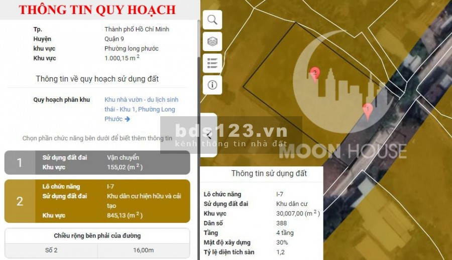 1000m2 đất ở hiện hữu mặt tiền đường số 2 Long Phước giá tốt LH 0907016378
