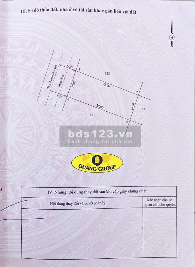 Đất mặt tiền đường 13m KQH đường Lê Thị Tuyết thị trấn Diên Sanh Hải Lăng Quảng Trị