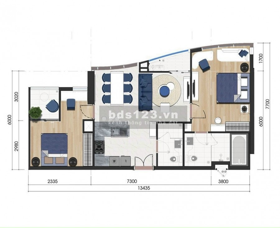 Mở bán căn hộ mặt biển hòa mình với thiên nhiên với mảng xanh lên tới 77,8%