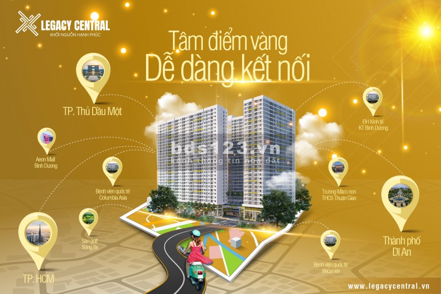Căn hộ Legacy Central sở hữu vĩnh viễn hổ trợ trả góp, liên hệ 0933363943, sở hữu lâu dài