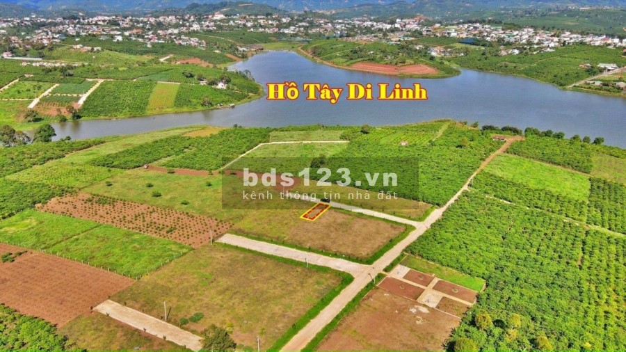 Bán nền view Hồ Tây Di Linh Lâm Đồng biệt thự mini, giá triệu 9 triệu/m2, pháp lí đủ
