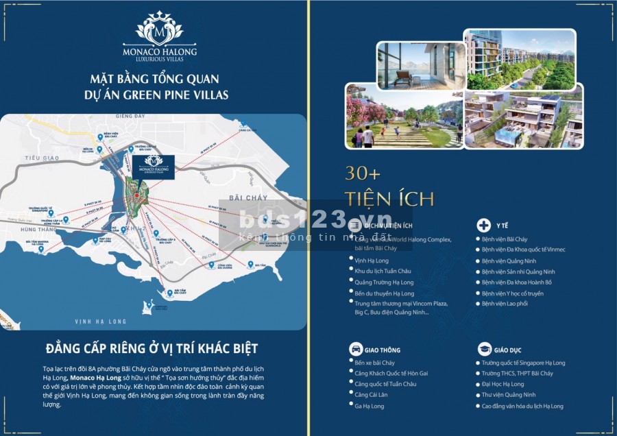 Chuyển nhượng biệt thự song Lặp Monaco Hạ Long, view đồi thông liên hệ 0968129240
