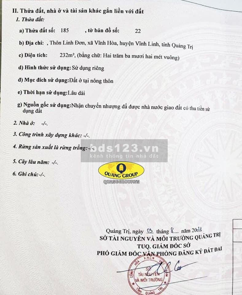 Đất Vĩnh Hoà cực đẹp. Duy nhất 1 lô hôm nay giá bán 388 triệu, liên hệ 0868450456