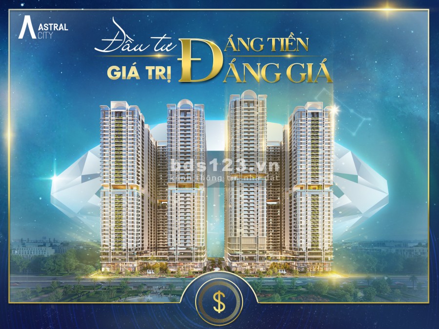 Dự án căn hộ cao cấp Aatral City Bình Dương, tiện ích đầy đủ, gia bán 1.89 tỷ, sổ sẵn