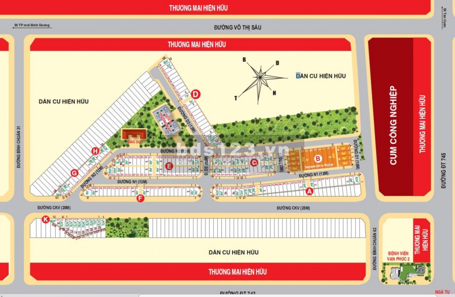 Đất mặt Bình Chuẩn 62, Thị xã Tân Uyên giá đầu tư, sổ riêng từng lô, liên hệ 0934132438