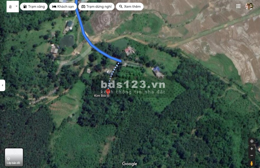 Bán đât Kim Bôi, Hòa Bình 20350m đất rsx, view cánh đồng, giá dưới 1 tỷ