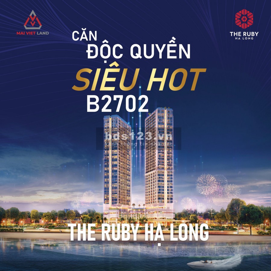 Mở bán căn hộ hoa hậu hàng độc quyền siêu hot chung cư The Ruby Hạ Long, giá chỉ 1.4 tỷ