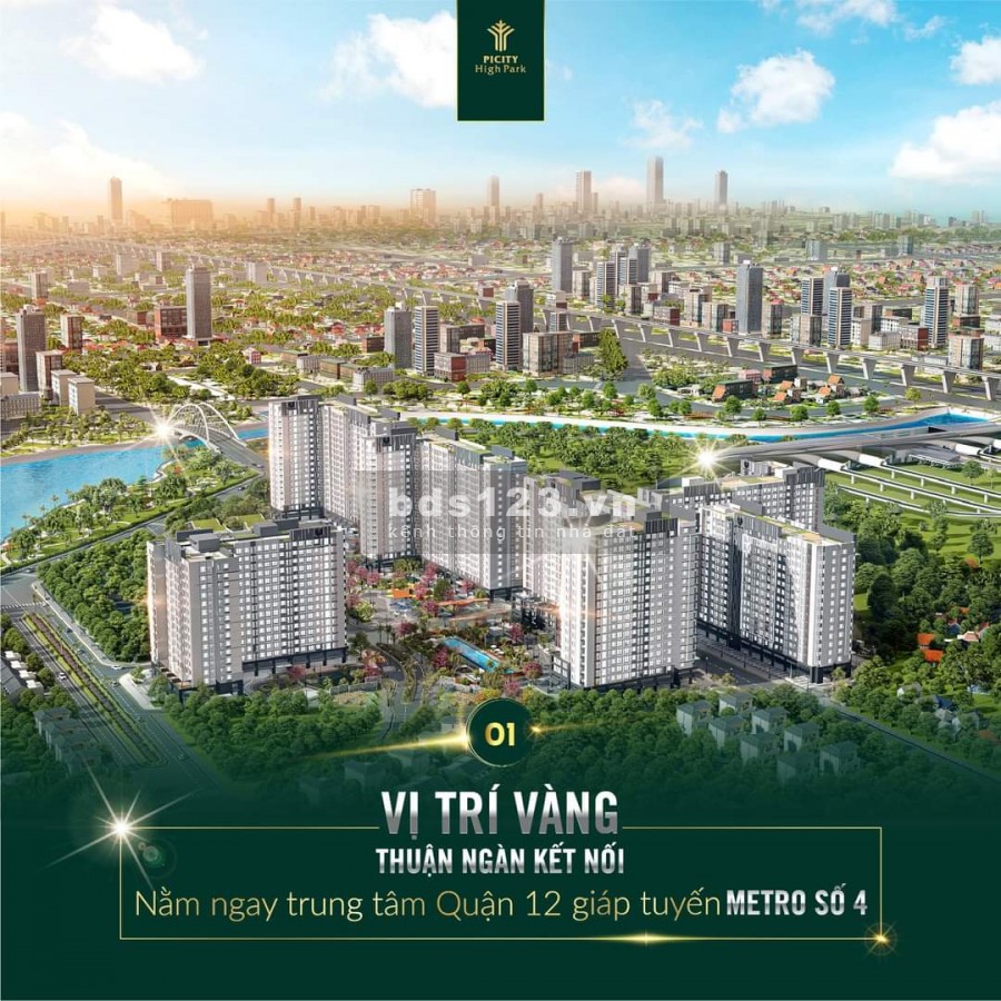 Căn Hộ View Đẹp chất lượng cao liền kề Gò Vấp tại trung tâm Quận 12, tiện ích đủ