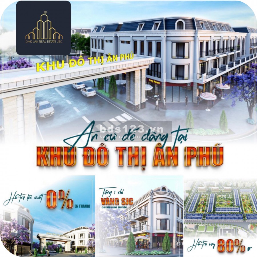Đất nền dự án khu đô Thị Ân Phú tại Buôn ma Thuột Đăk Lăk, pháp lý hoàn chỉnh