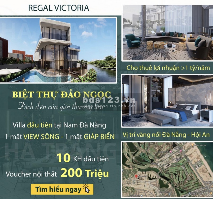 Sở hữu biệt thự đảo ngọc Victoria Regal tặng ngay gói nội thất 200 triệu tặng voucher 3%