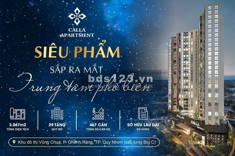 Bán căn hộ chung cư Calla Apartment Quy Nhơn, sự lựa chọn mới cho gia đình hiện đại