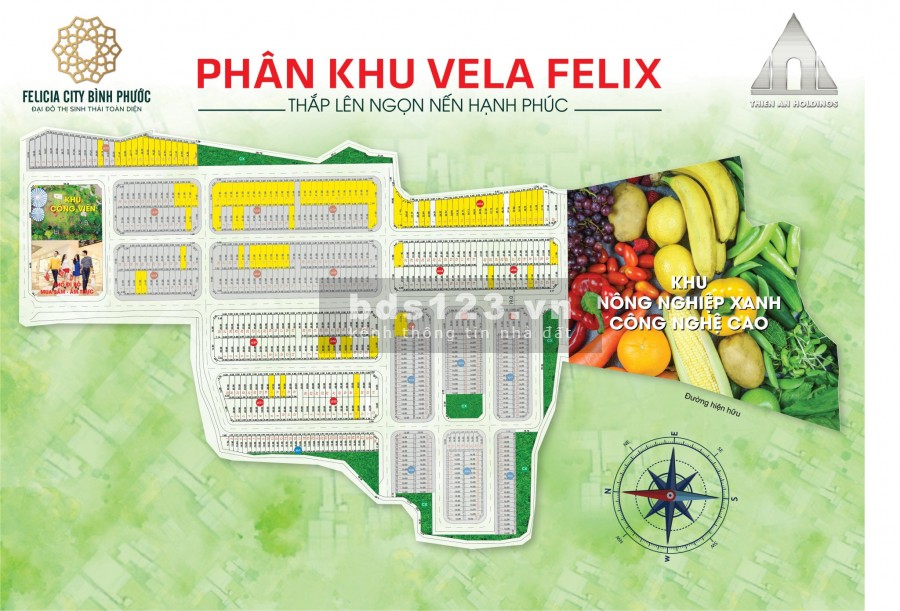 Bán nền đất mặt tiền đường lớn ĐT741 sở hữu lâu dài, sổ riêng từng nền, lh 0939888186