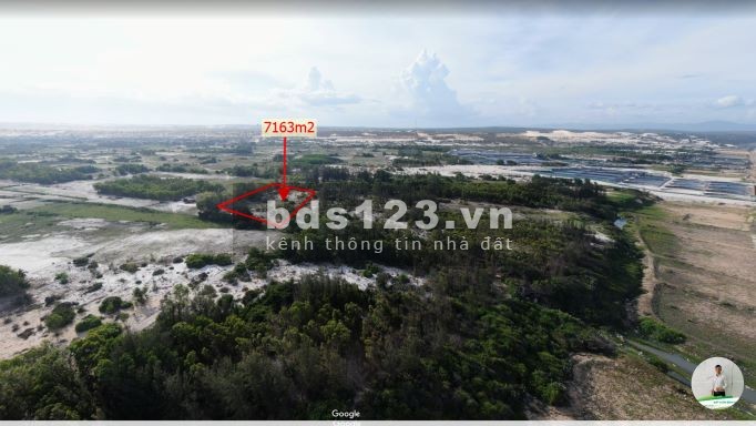 Đất ven biển Hòa Thắng, diện tích sử dụng 7163m2 mặt biển, mặt tiền đường lớn, lhcc