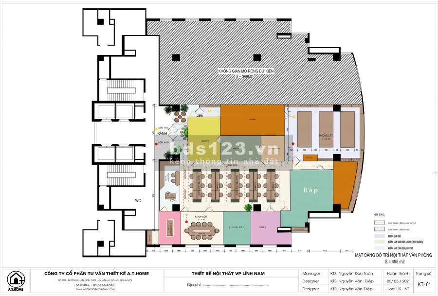 Chính chủ cần cho thuê gấp tầng 3 tòa nhà tại 52 Lĩnh Nam, Hoàng Mai, Hà Nội