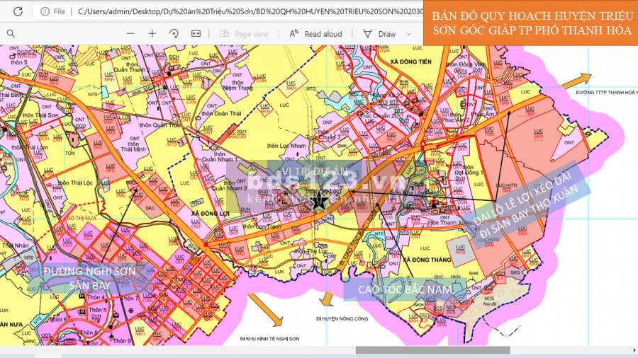 Bán đất đấu giá Đồng Lợi, Triệu Sơn, gần đường Lê Lọi, cao tốc Bắc Nam, full thổ, giá từ 830tr/m2