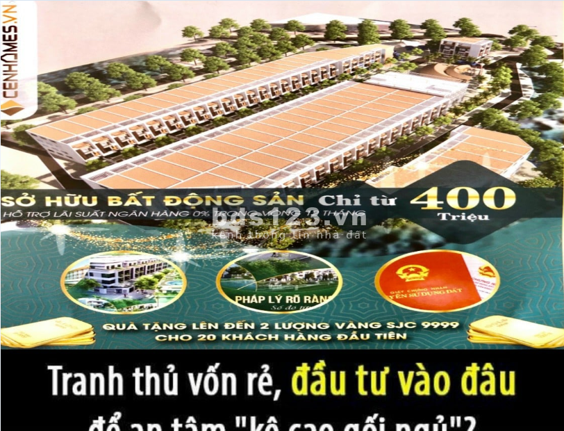 Đất phân lô mặt đường Nguyễn Tất Thành, Yên Bái, chỉ từ 400 triệu/lô dt 100m2, mặt tiền 5m