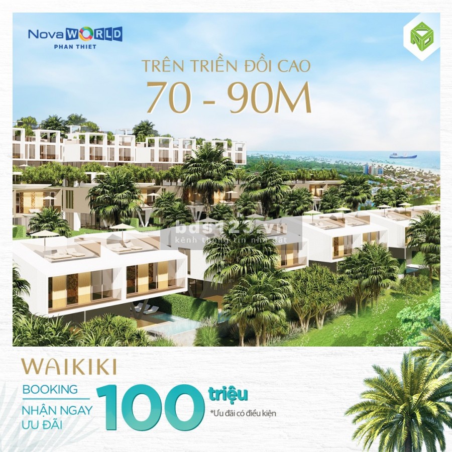 Mở bán dãy biệt thự view biển Waikiki - Cam kết mua lại với lãi suất 7.5% - Chiết khấu lên đến 2 tỷ