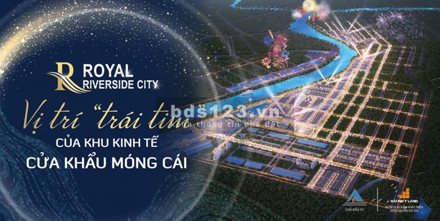 Royal Riverside City Móng Cái Quảng Ninh, sổ đỏ lâu dài, pháp lý đầy đủ, sổ sẵn
