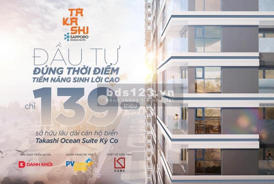 Takashi Ocean Suite Kỳ Co căn hộ biển sở hữu lâu dài tại Việt Nam