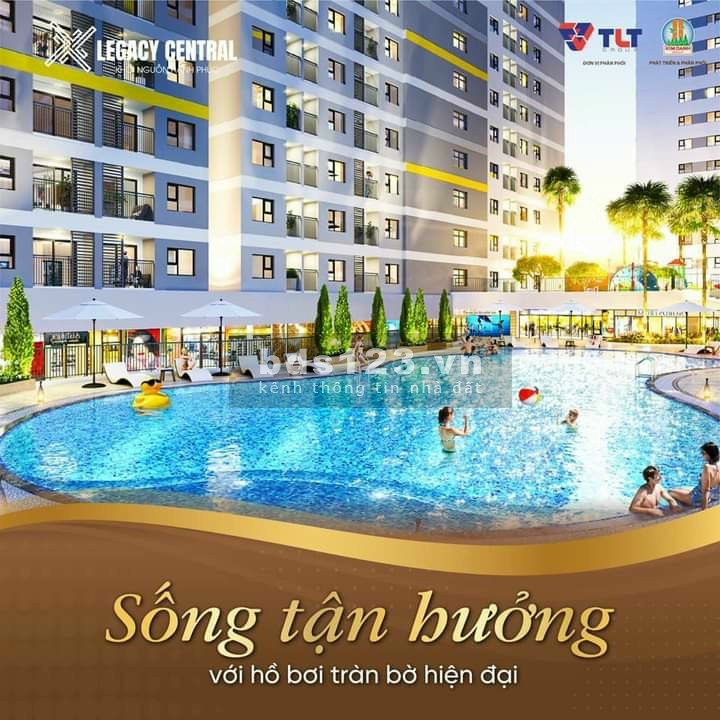 Căn hộ legacy central cơ hội an cư chỉ với 255 triệu, pháp lí đầy đủ, ngân hàng hỗ trợ vay