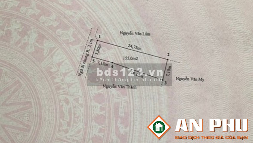 Cần bán lô đất thôn Bái Trong, Hoa Động, Thuỷ Nguyên, Hải Phòng, giá bán chỉ 10 triệu/m2
