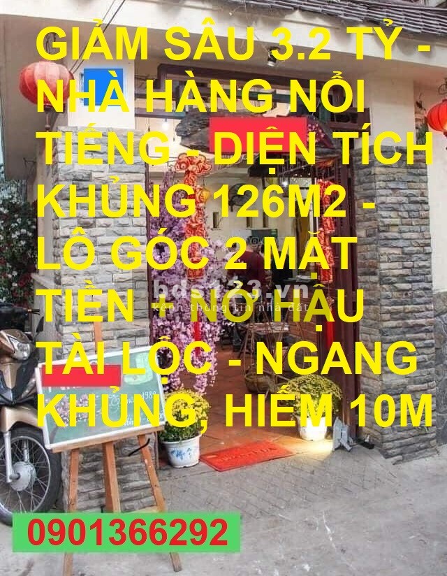 Bán nhà hàng lô góc Lý Chính Thắng Quận 3 126m2 giảm 3.2tỷ còn 16.8tỷ