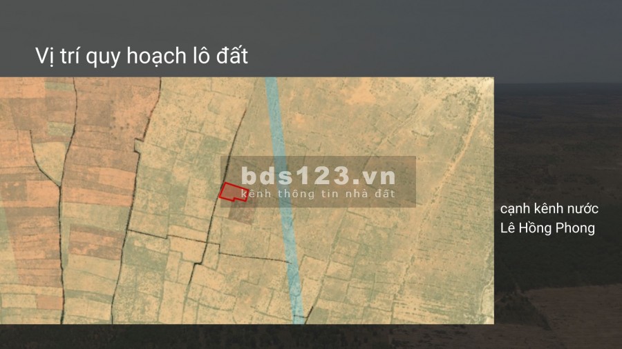 Bán đất diện tích 6396m2 mặt tiền, sổ hồng riêng, đất nông nghiệp Bình Thuận