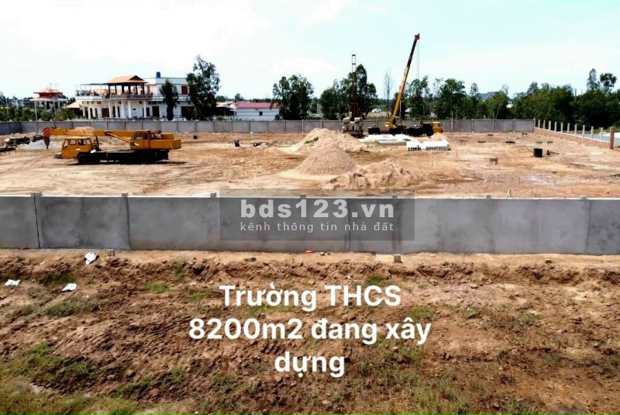 Bán đất nền trung tâm Thạnh Phú dt 125m full thổ cư, sổ hồng riêng chiết khấu 7%