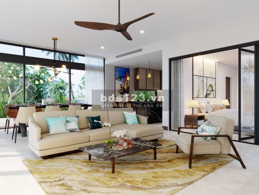 Bán gấp căn villa 2PN view hồ tại Melia Hamptons Hồ Tràm