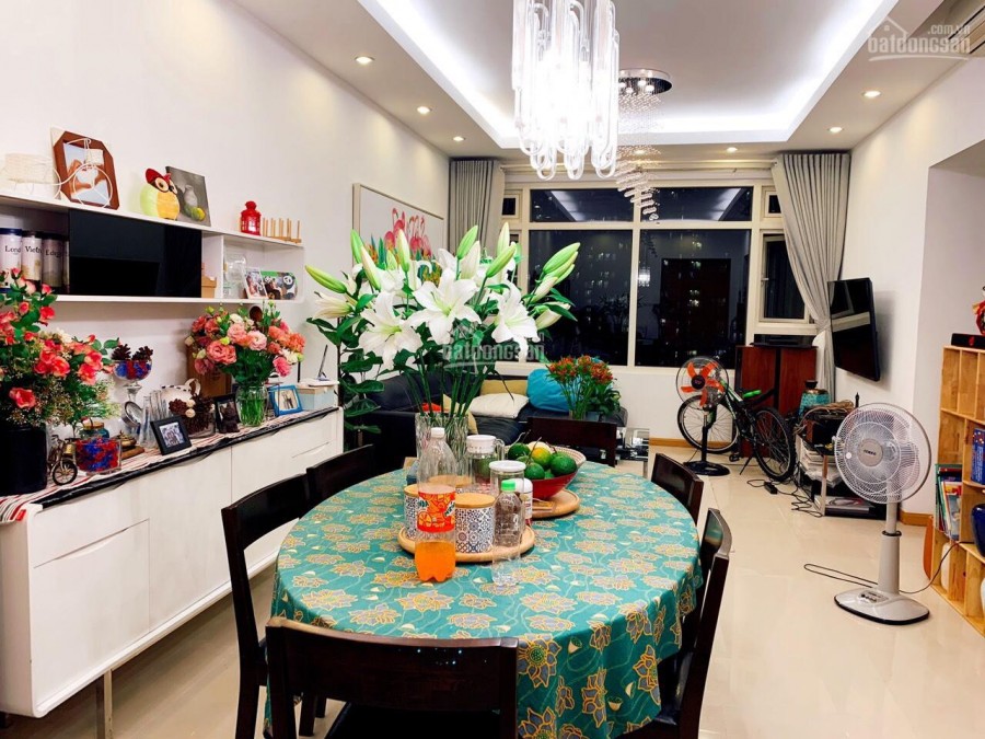 Bán căn hộ Saigon Pearl Topaz 1 DT 90m2; 2PN, 2 view sông và Landmark 81; LH 0908628998