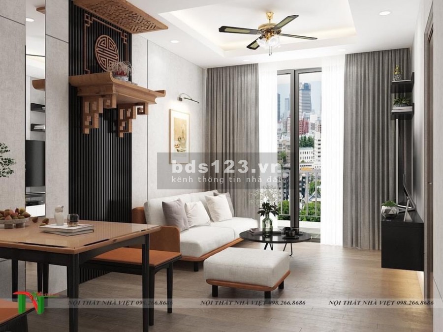 Bán căn hộ 2 phòng ngủ, bên cạnh bến xe Nước Ngầm giá chỉ 1.65 tỷ, cc Phương Đông Green Park