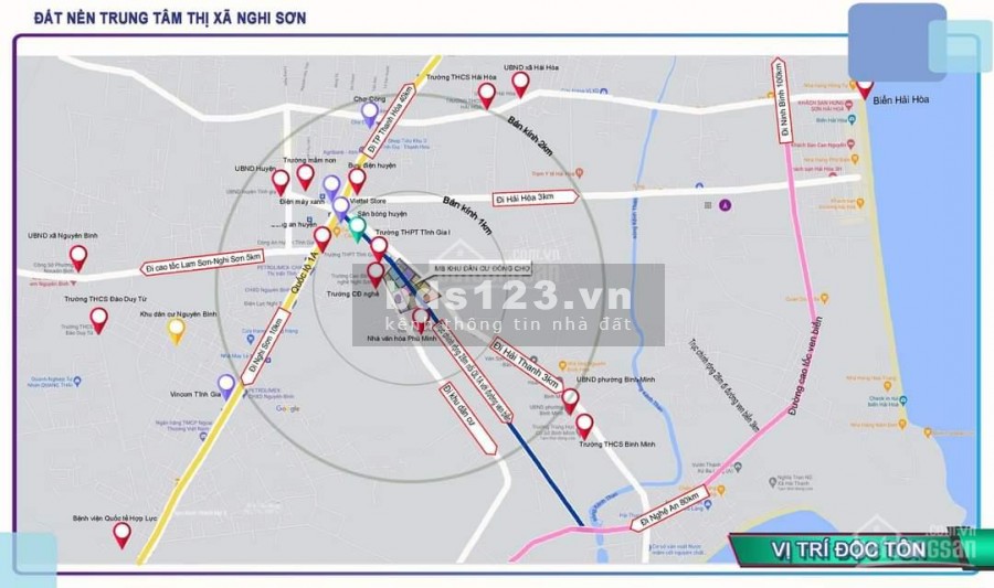 Cơ hội đầu tư đất nền Nghi Sơn - Tĩnh Gi Thanh Hoá liên hệ xem đất 0916113616