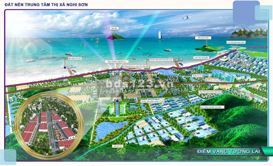Cơ hội đầu tư đất nền Nghi Sơn - Tĩnh Gi Thanh Hoá liên hệ xem đất 0916113616