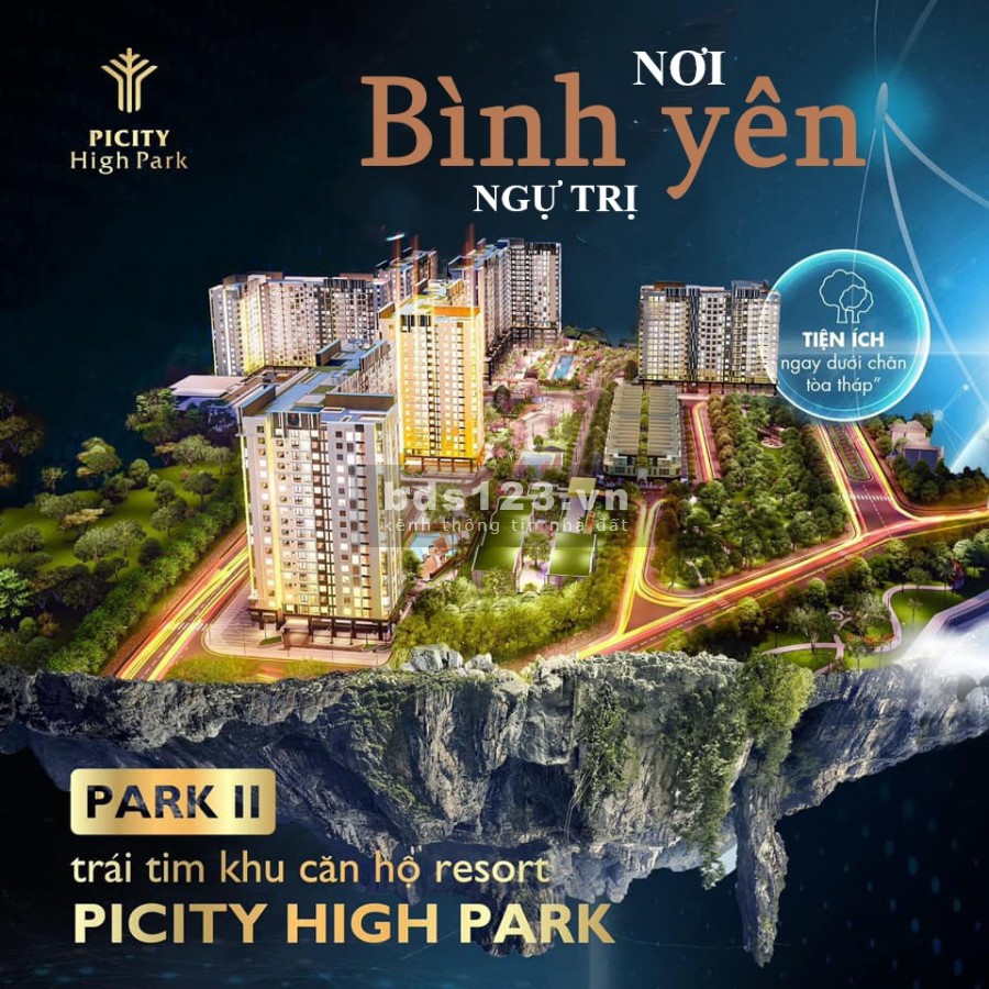 Picity High Park căn hộ resort 5 sao chỉ 650tr nhận nhà ngay, chiết khấu lên đến 12.5%