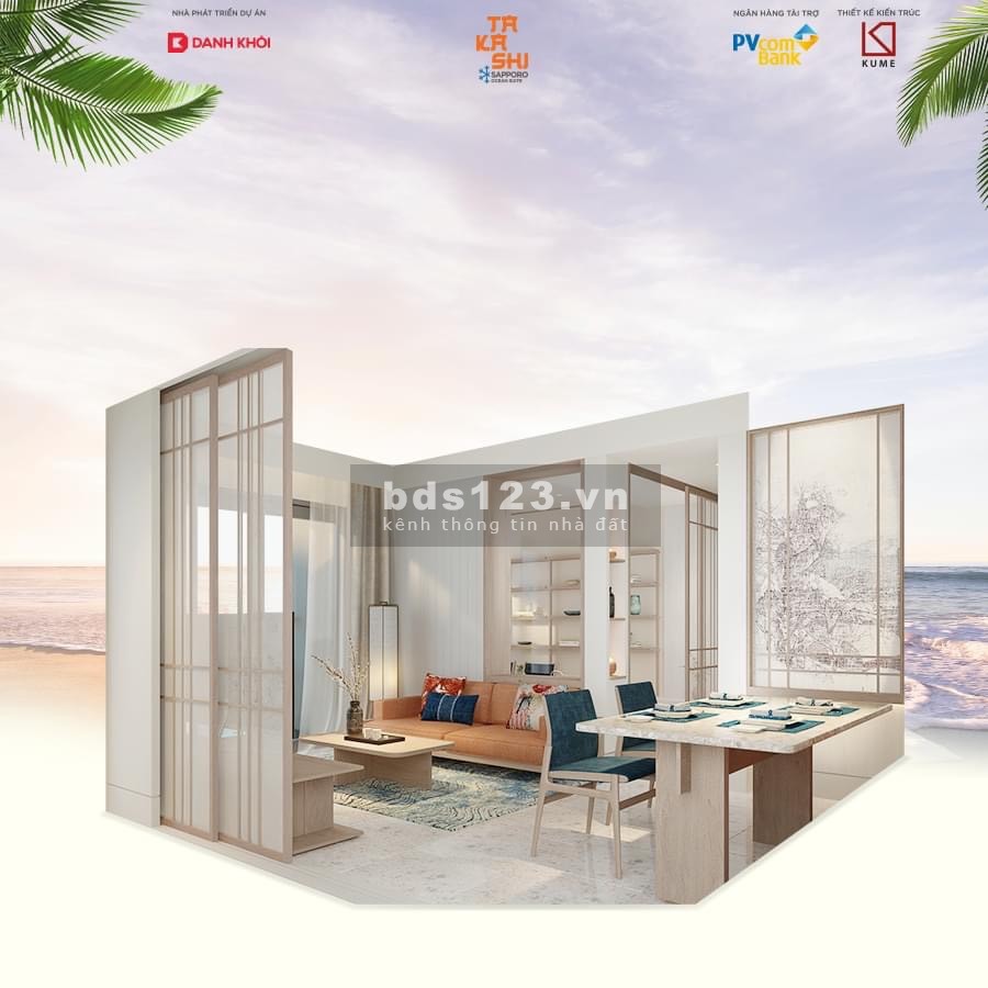 Đầu tư vào Takashi Ocean Suite dòng chảy lợi nhuận quanh năm, thanh toán 20% đến khi nhận nhà.