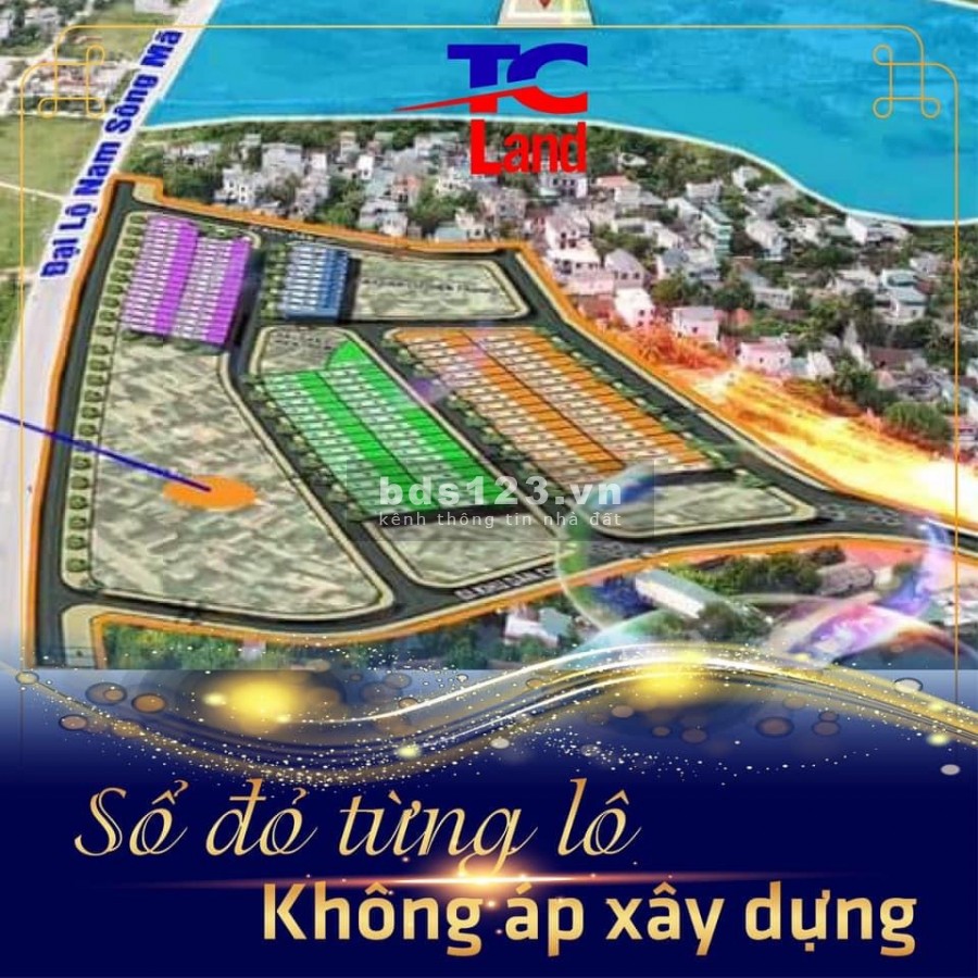 Bán đất nền trung tâm thành phố Thanh Hoà, cấp sổ từng lô, pháp lí đầy đủ, giá bán 1.28 tỷ