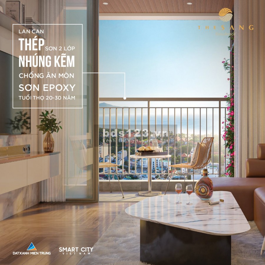 Chạm đến đỉnh cao sang trọng, quyền thế tại căn hộ 3 pn, hướng biển, cc The Sang Residence