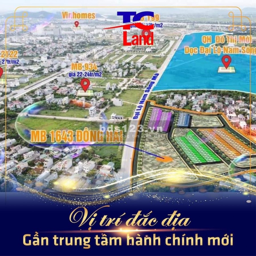 Bán đất nền trung tâm thành phố Thanh Hoà, cấp sổ từng lô, pháp lí đầy đủ, giá bán 1.28 tỷ