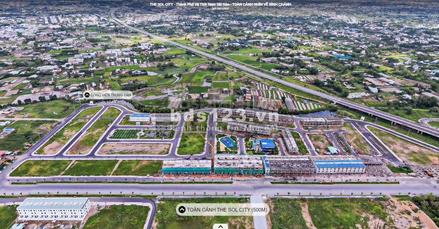 Bán đất nền, nhà phố, shophouse dự án The Sol City giá gốc chủ đầu tư, sổ hồng riêng