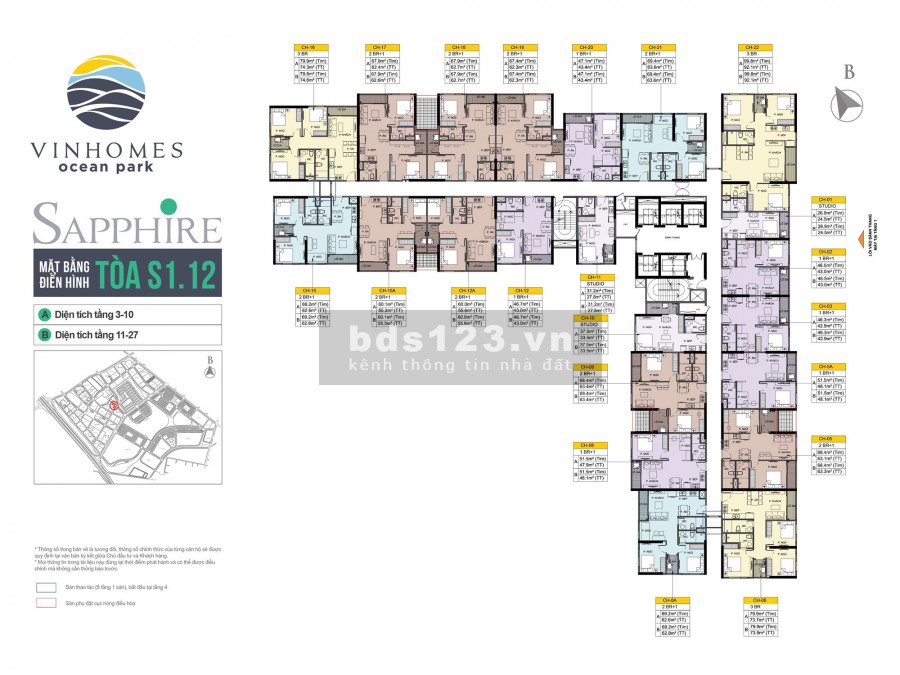 Bán căn hộ chung cư Vinhome Ocean Park, sổ đỏ chính chủ liên hệ 0988885268
